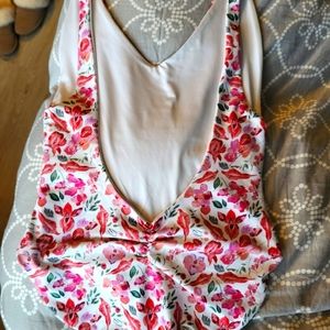 Londre x birds papaya bathing suit collab